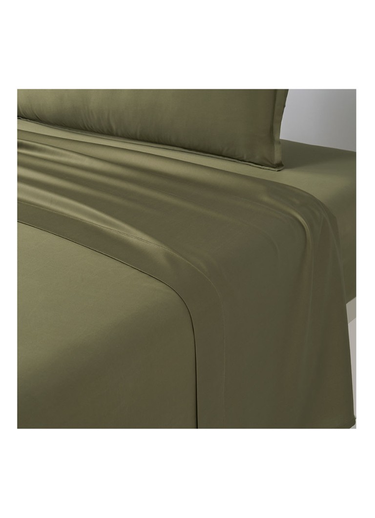 KENZO - Iconic laken van katoensatijn 300TC - Camel
