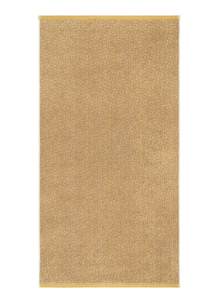 KENZO - Peignoir K Stamp en coton 70 x 140 cm - Ocre jaune