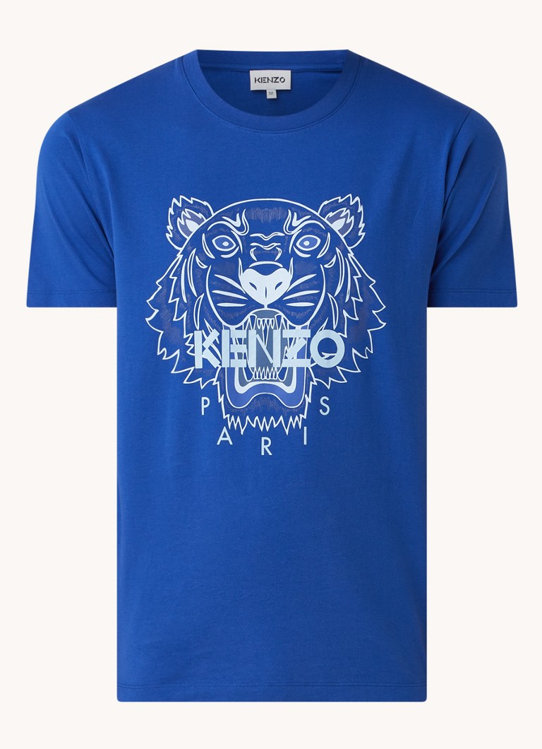 KENZO met print • Kobaltblauw • deBijenkorf.be