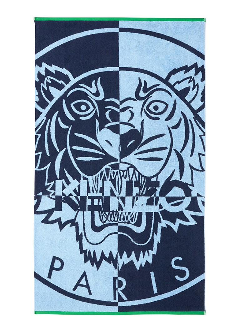 Kenzo Tiger Strandlaken 90 X 160 Cm Blauw De Bijenkorf Kenzo Tiger Strandlaken 90 X 160 Cm Blauw De Bijenkorf