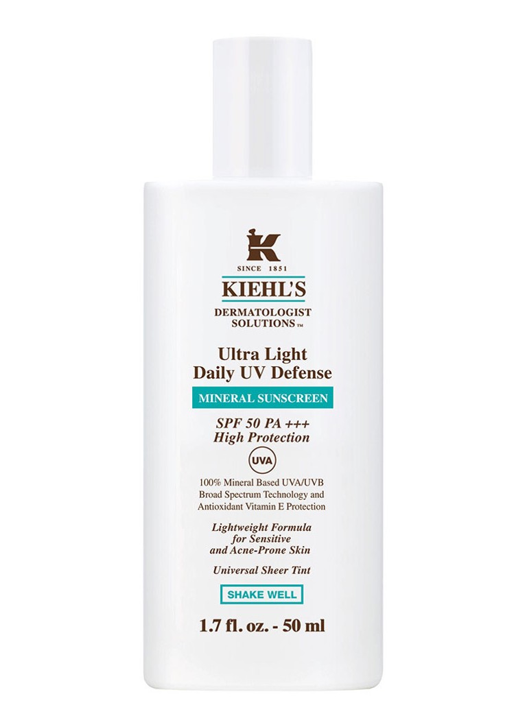 Kiehl's - Ultra Light UV Defense Mineral SPF 50 PA +++ Face - crème solaire - null