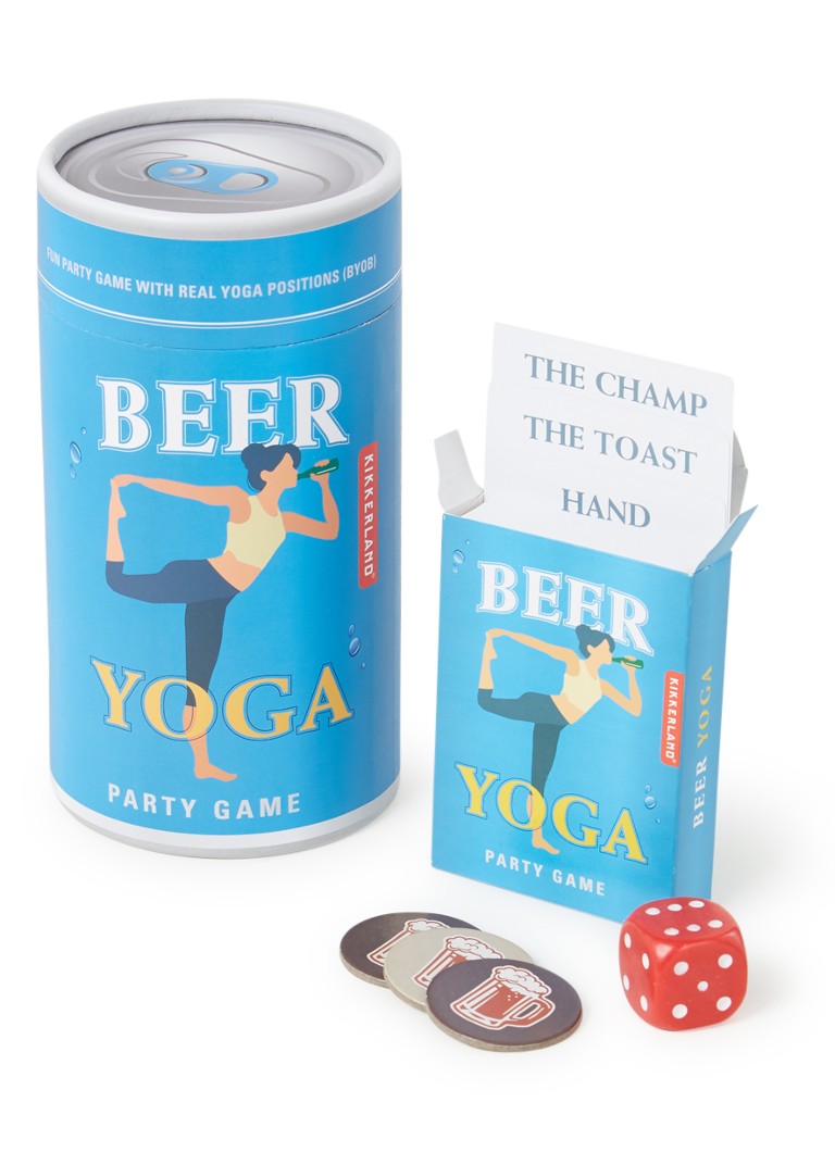 Kikkerland - Bier Yoga kaartspel - Blauw