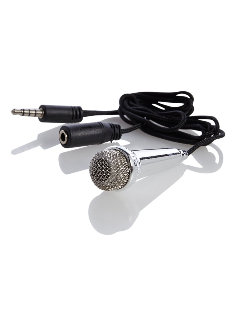 Kikkerland - Mini Karaoke microfoon - Zilver