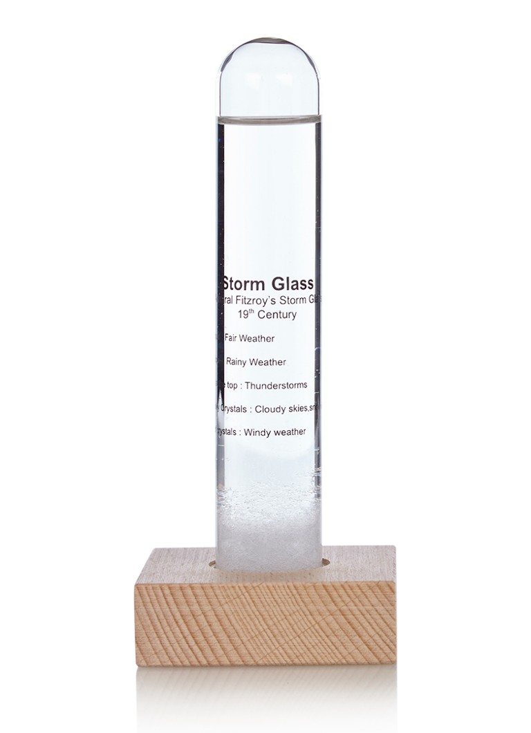 Kikkerland - Storm Glass barometer - Marron clair