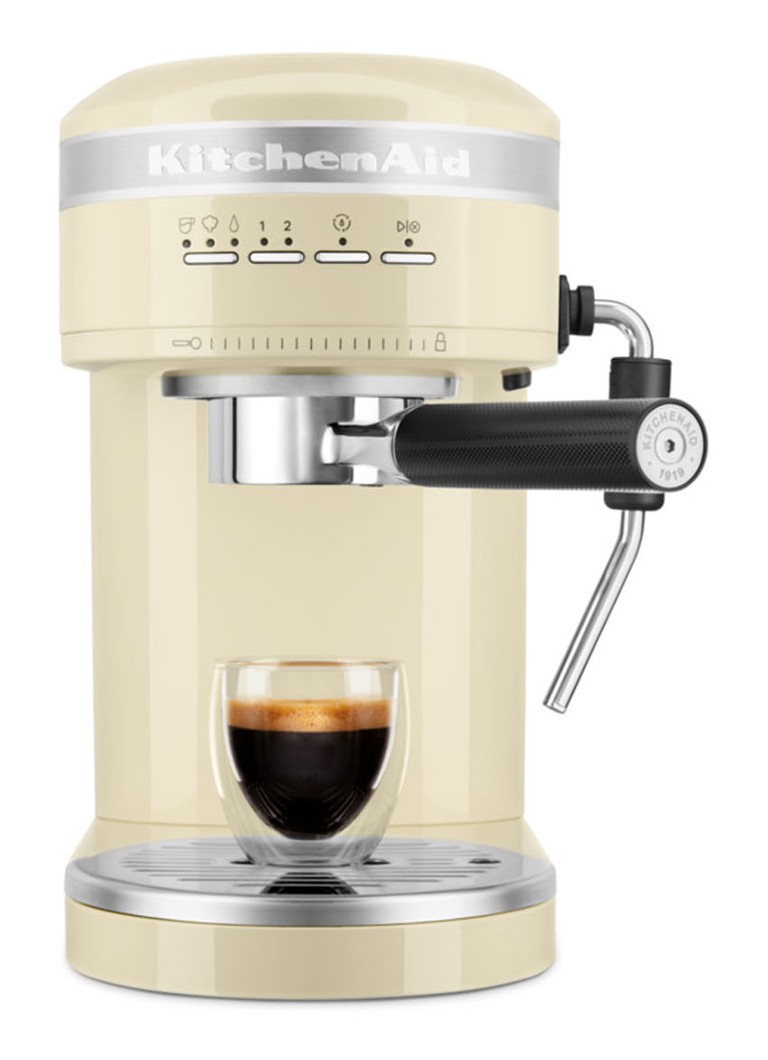 KitchenAid - Artisan piston espressomachine 5KES6503 WT - Amandelwit - Gebroken wit