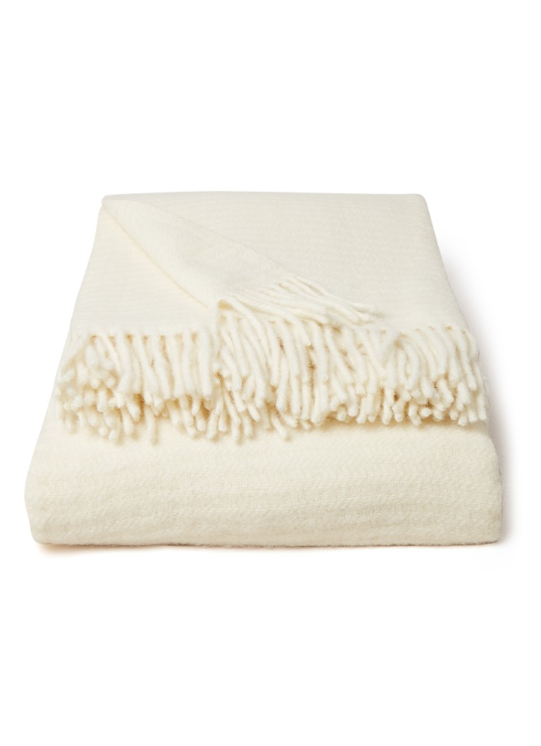 Klippan - Ralph plaid van lamswol 130 x 200 cm - Beige