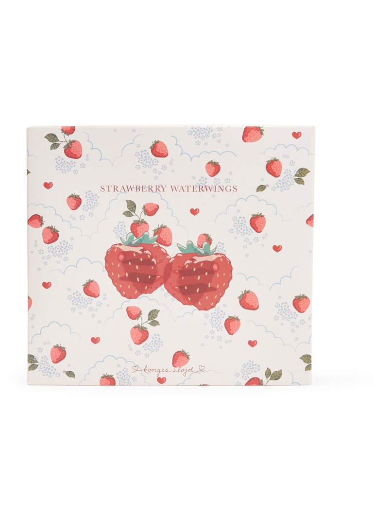 Konges Sløjd - Strawberry zwembandjes - Rood