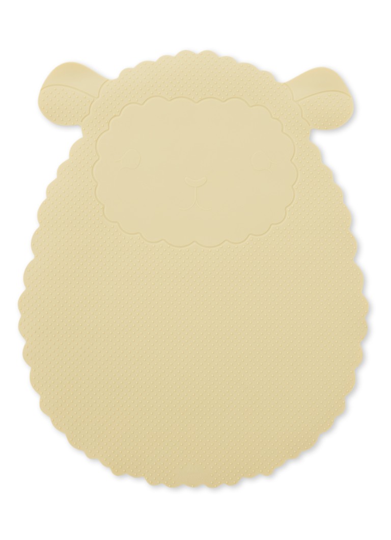 Konges Sløjd - Tapis de bain Sheep 40 x 50 cm - Jaune vanille