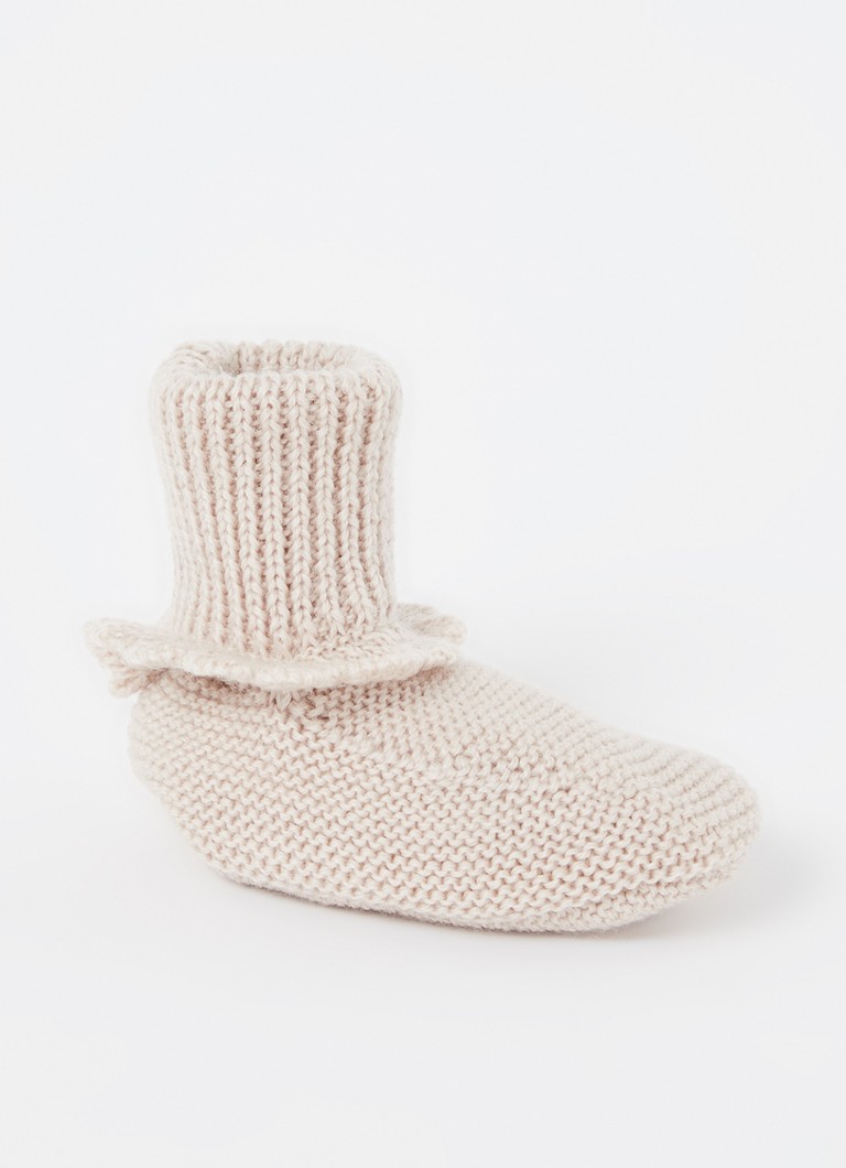 Konges Sløjd - Tomama babyslofjes van wol - Creme