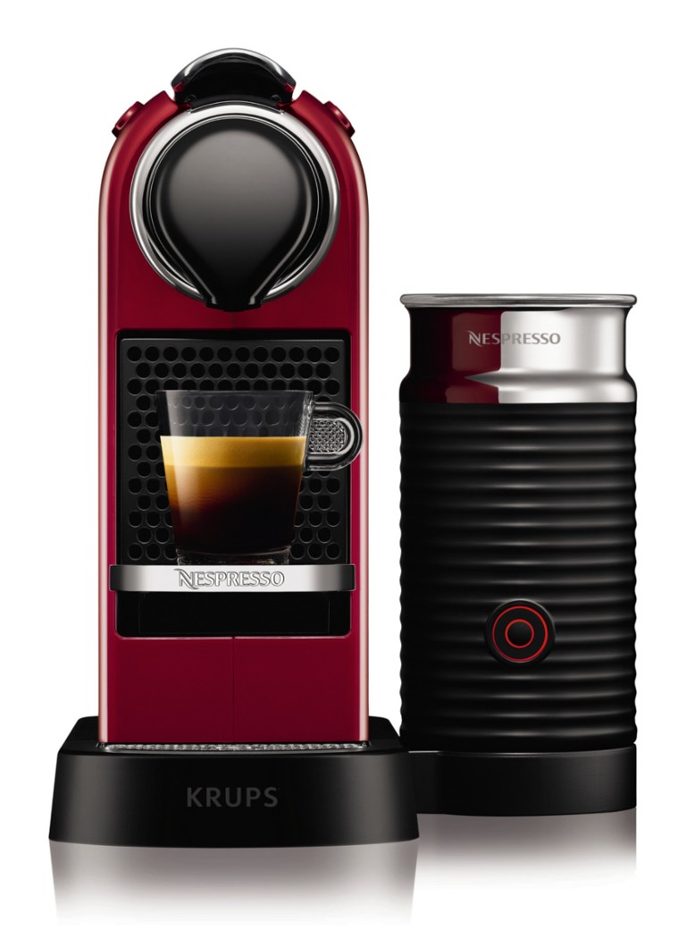 Krups - CitiZ & Milk Nespresso machine - Kersenrood
