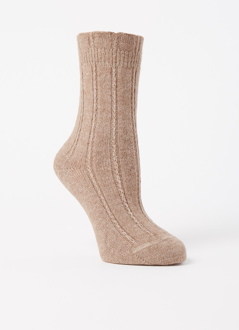Kunert - Bedsocks sokken in alpaca wolblend - Beige