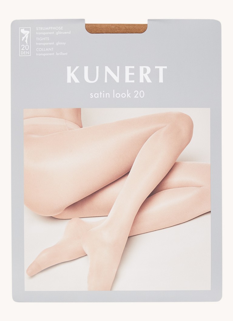 Kunert - Satin Look panty in 20 denier - Beige