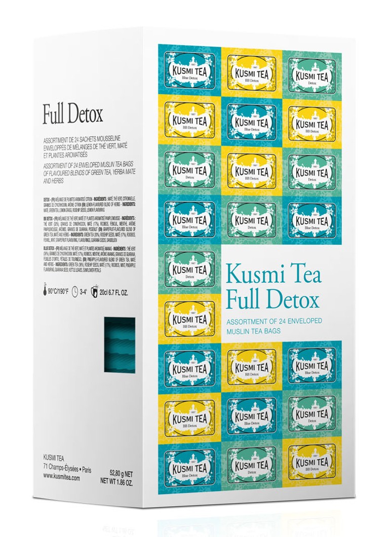 Kusmi Tea - Full Detox theezakjes 24 stuks - null