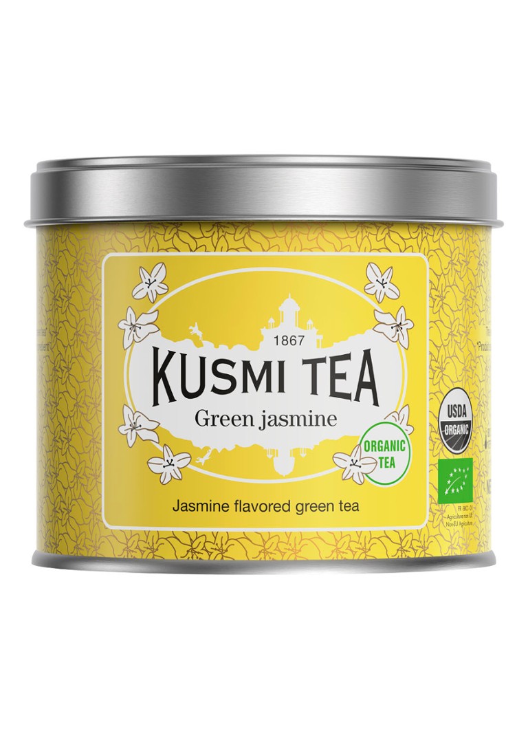 Kusmi Tea - Jasmin Green Tea losse thee 90 gram - Geel