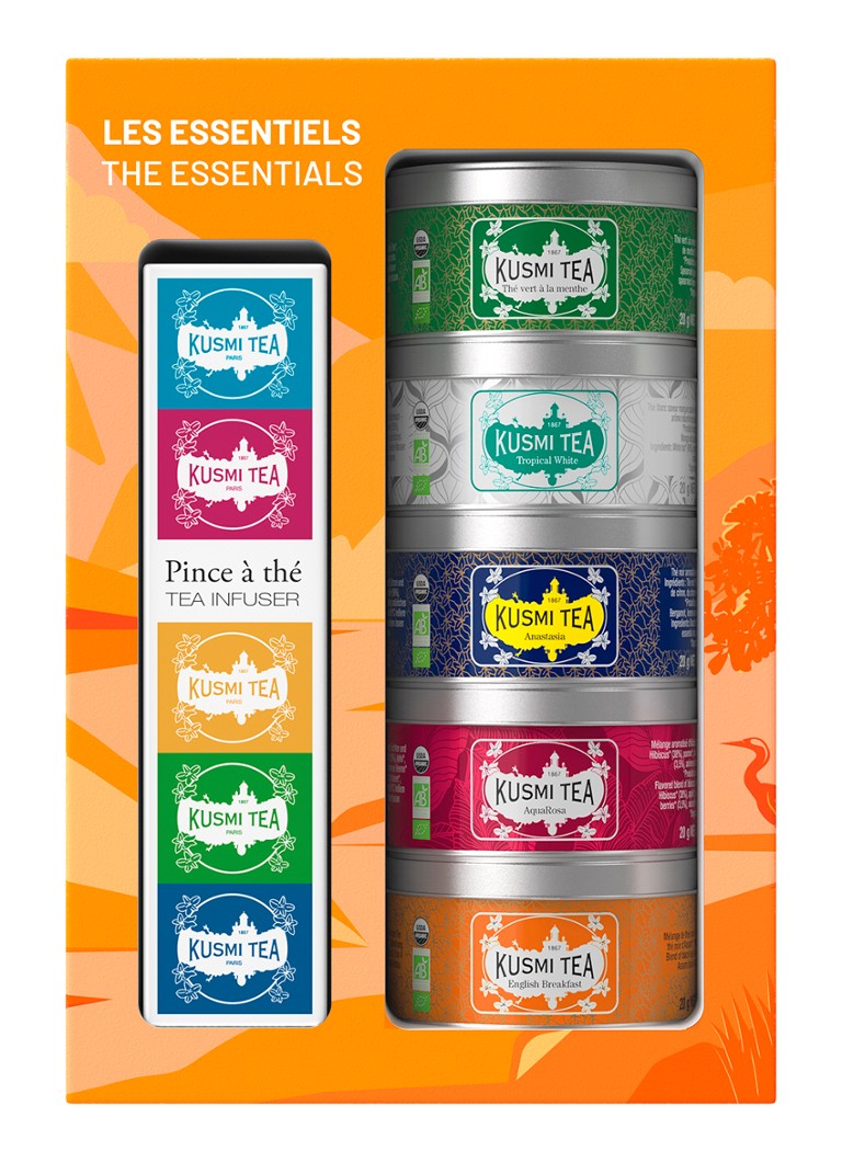 Kusmi Tea - Organic Essential Teas theeset met losse thee 5 x 20 gram - null