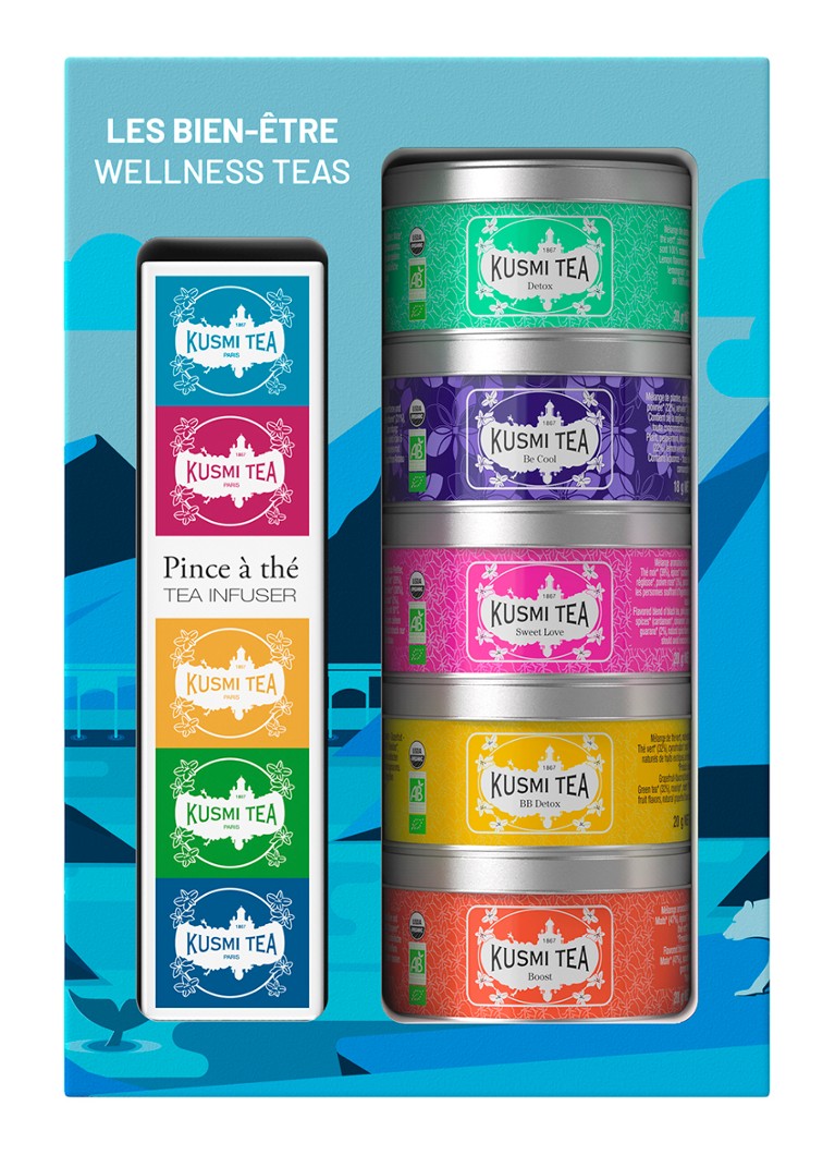 Kusmi Tea - Organic Wellness Teas theeset met losse thee - null
