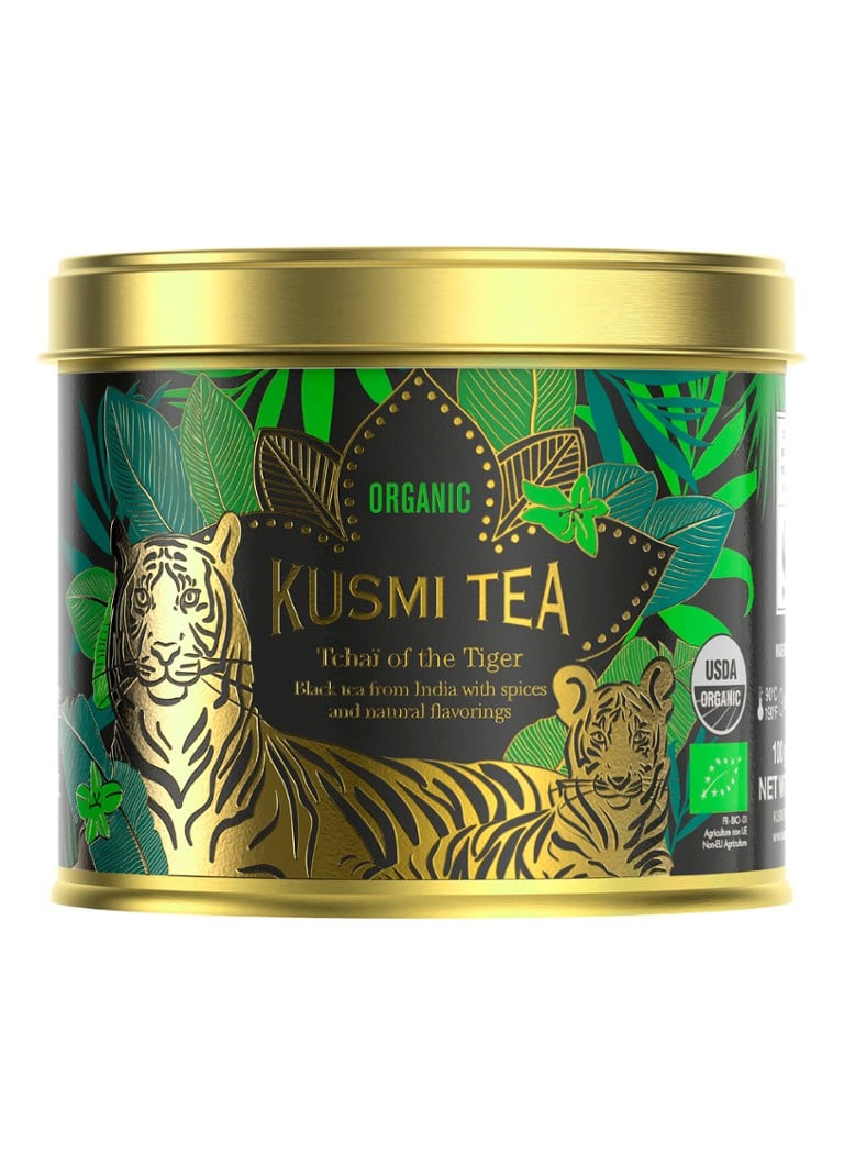 Kusmi Tea - Tchaï of the Tiger WNF biologische losse thee 100 gram - Goud
