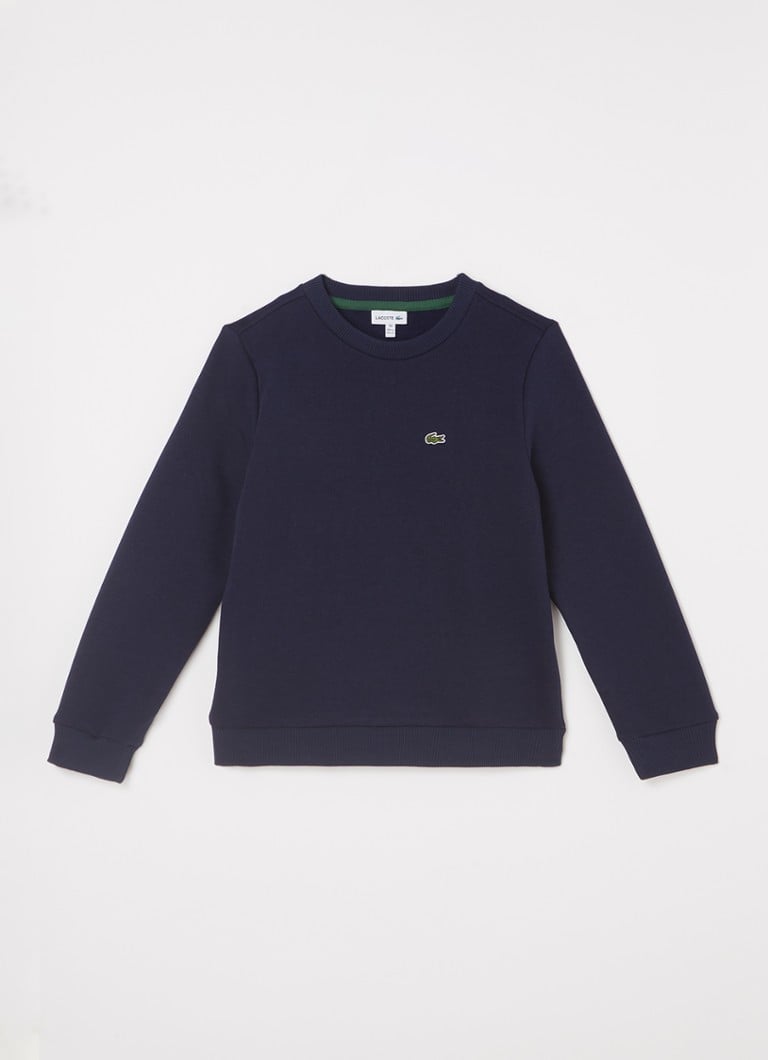Lacoste - Sweater met logoborduring - Donkerblauw