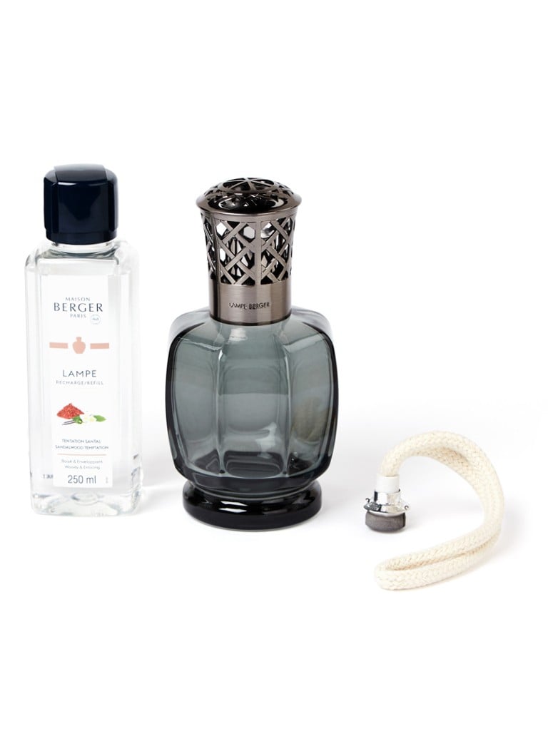 Lampe Berger Belle Epoque Gris Geurbrander Met Tentation Santal Navulling 250 Ml Giftset Grijs De Bijenkorf