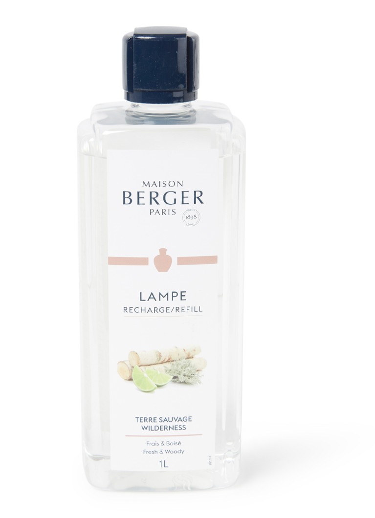 Lampe Berger - Recharge de parfum d'ambiance Terre Sauvage Wildernes 1 litre - Transparent