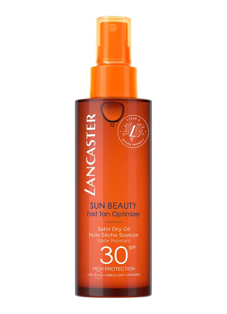 Vergelding Pas op regeling Lancaster Sun Beauty Fast Tan Optimizer Satin Dry Oil SPF 30 - zonneolie •  deBijenkorf.be