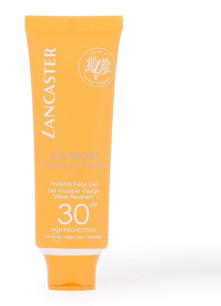 hanger precedent badge Lancaster Sun Sport Invisible Face Gel SPF 30 - zonnebrand voor het gezicht  • deBijenkorf.be