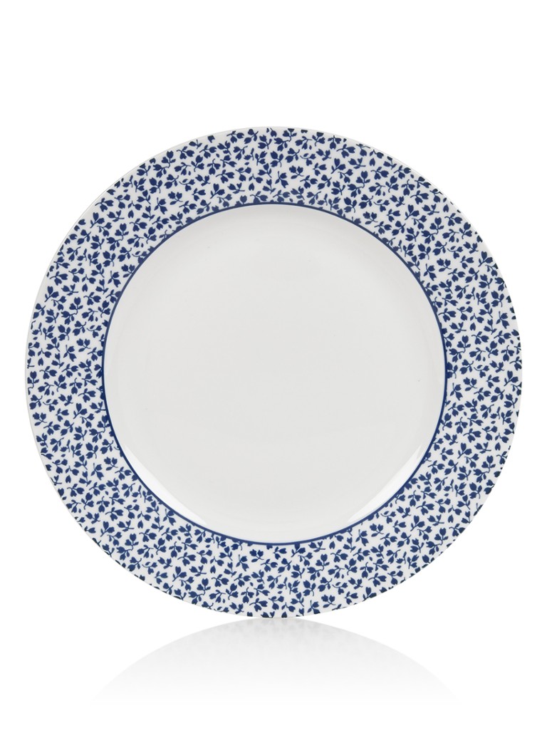 Laura Ashley - Floris ontbijtbord 20 cm - Donkerblauw