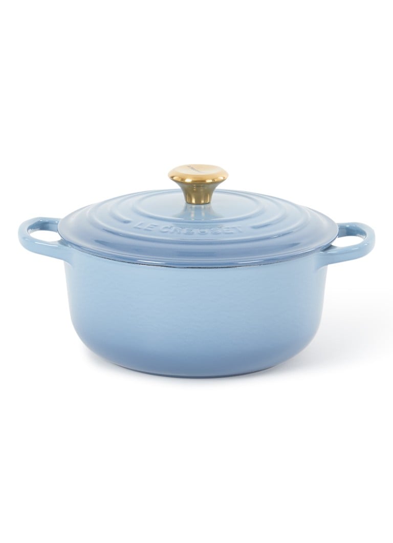 Le Creuset - Signature braad-/stoofpan Ø20 cm - Chambray / Blauw