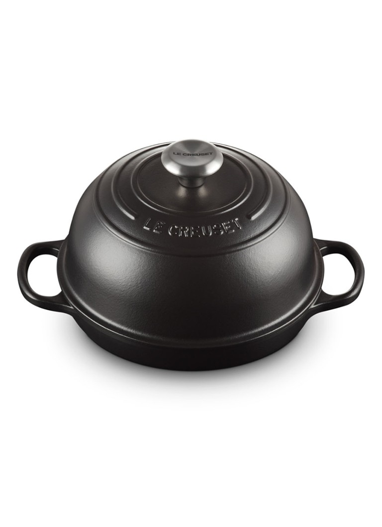 Le Creuset - Signature broodpan Ø24 cm - Mat zwart / zwart