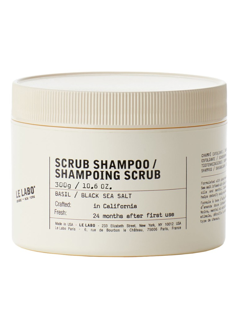 Le Labo - Basil / Black Sea Salt Scrub Shampoo - hoofdhuid scrub - null