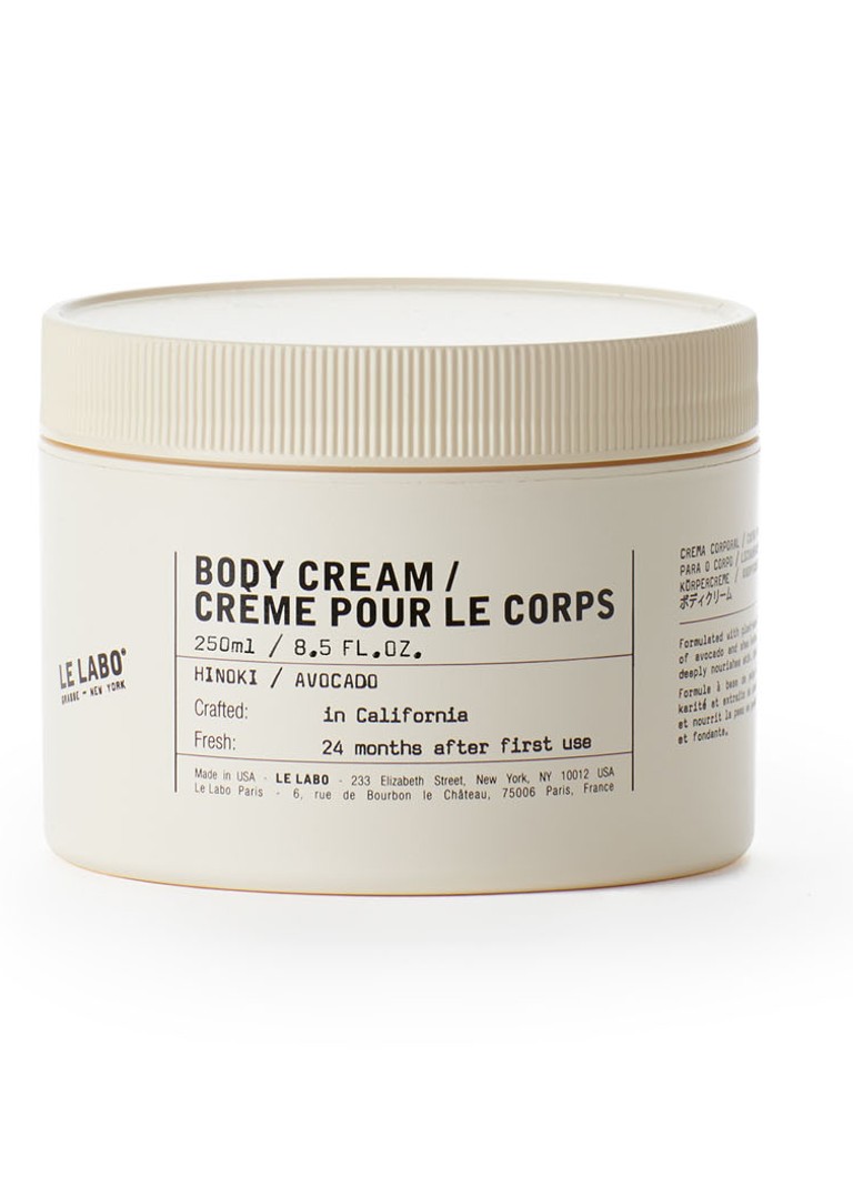 Le Labo - Hinoki / Avocado Body Cream - bodycrème - null