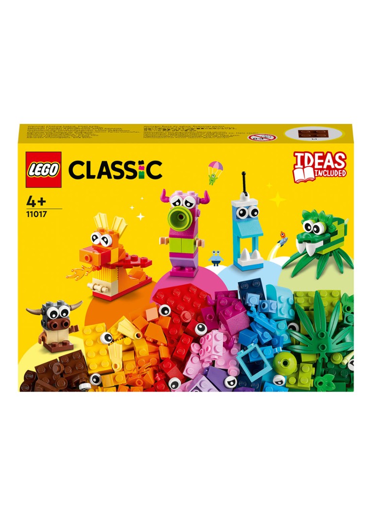LEGO - Classic Creatieve Monsters Bouwsteenset - 11017 - Multicolor