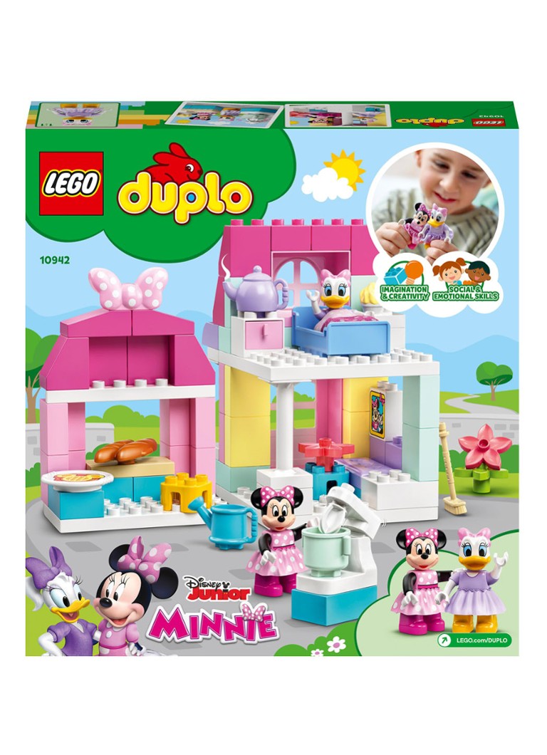 Nationaal Snikken Ga door LEGO Disney Minnie's huis en café - 10942 • Roze • deBijenkorf.be