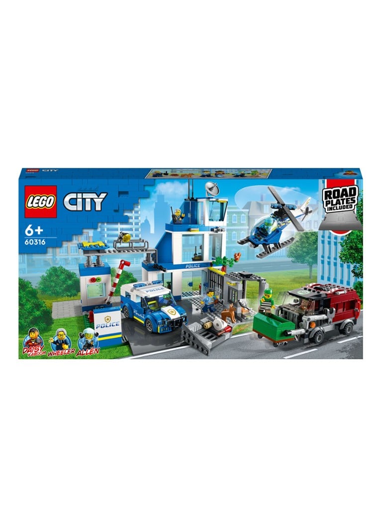 LEGO - Politiebureau bouwspeelgoed - 60316 - Multicolor