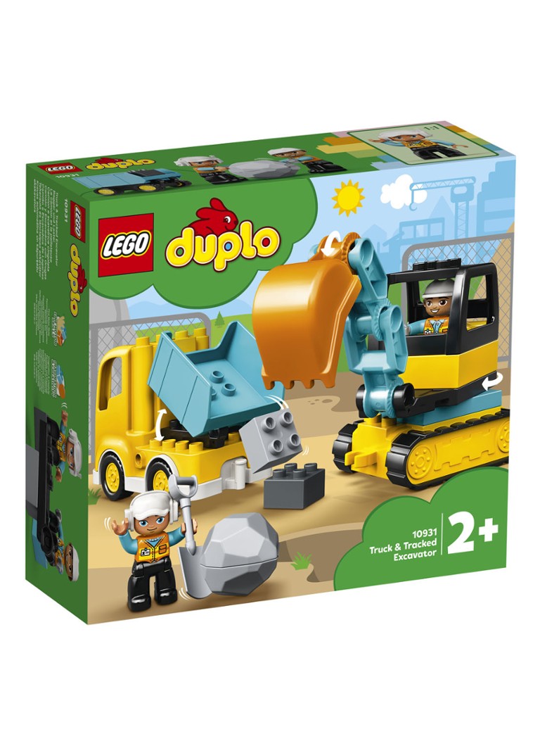 LEGO - Truck & Graafmachine met rupsbanden - 10931 - Geel