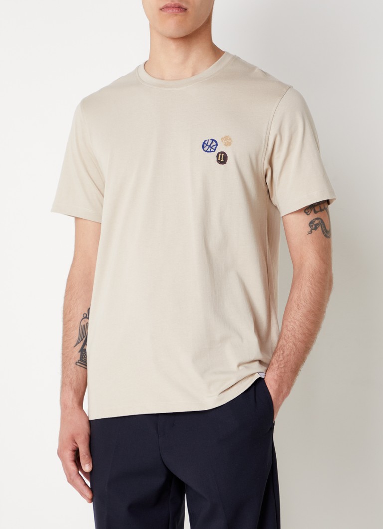 Les Deux - Artist T-shirt met print - Beige