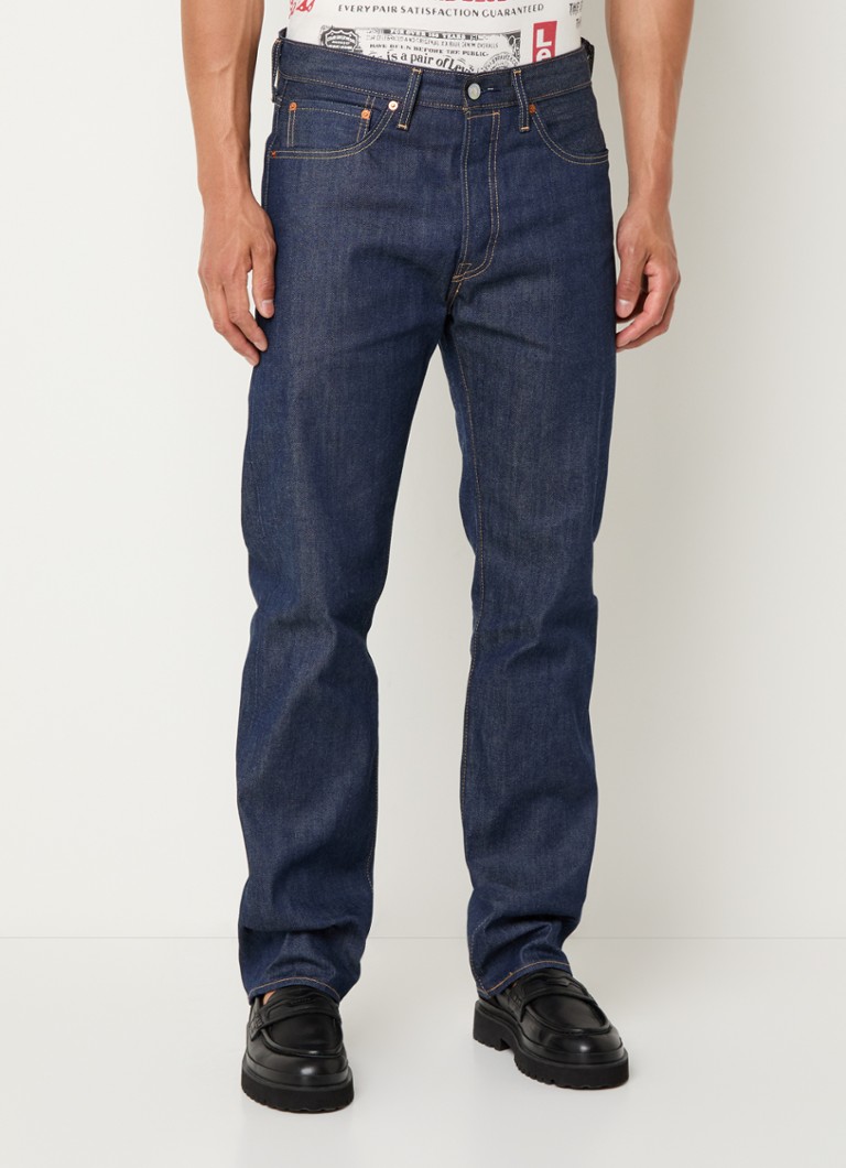 Levi's 501 straight leg jeans met donkere wassing • Indigo • deBijenkorf.be