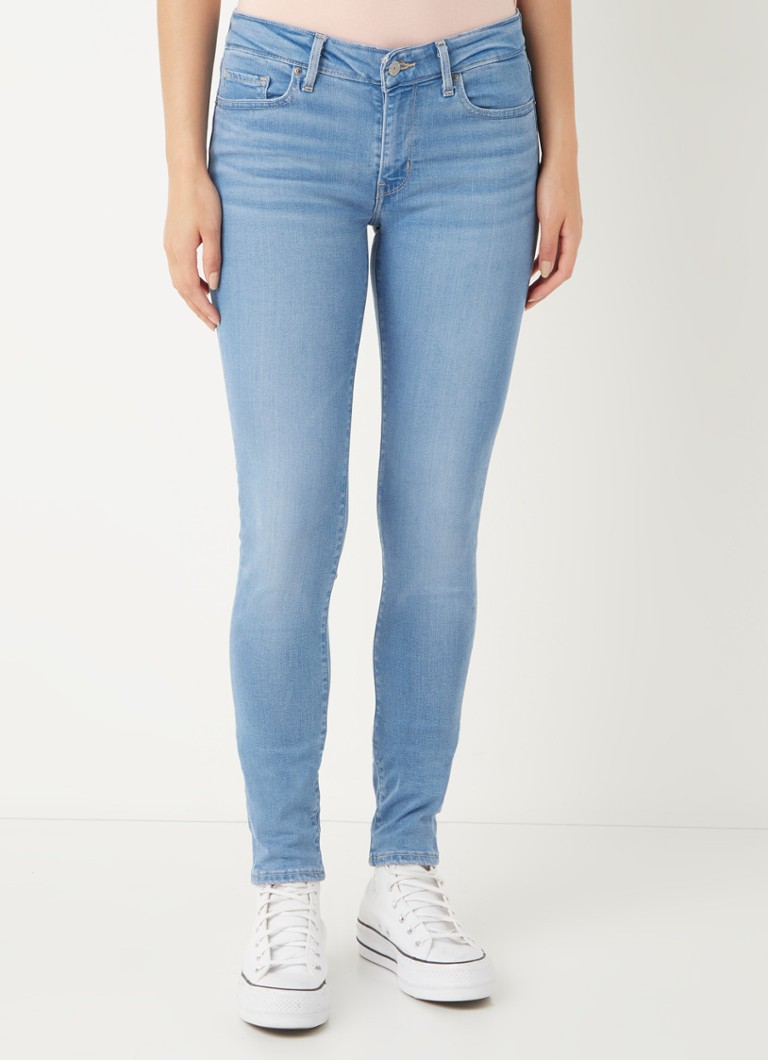Levi's - 711 mid waist skinny jeans in lyocellblend - Indigo