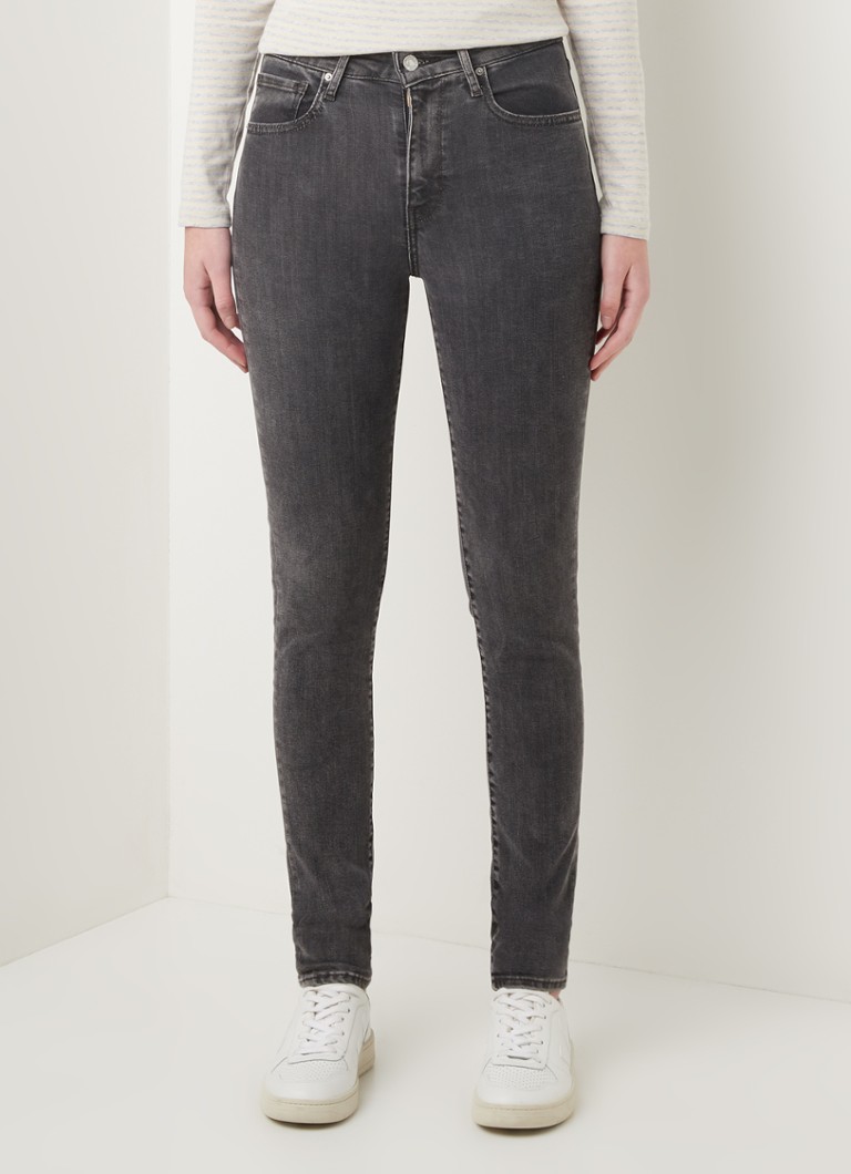 brandwonden kans Uitleg Levi's 721 High waist skinny jeans in lyocellblend • Grijs • deBijenkorf.be