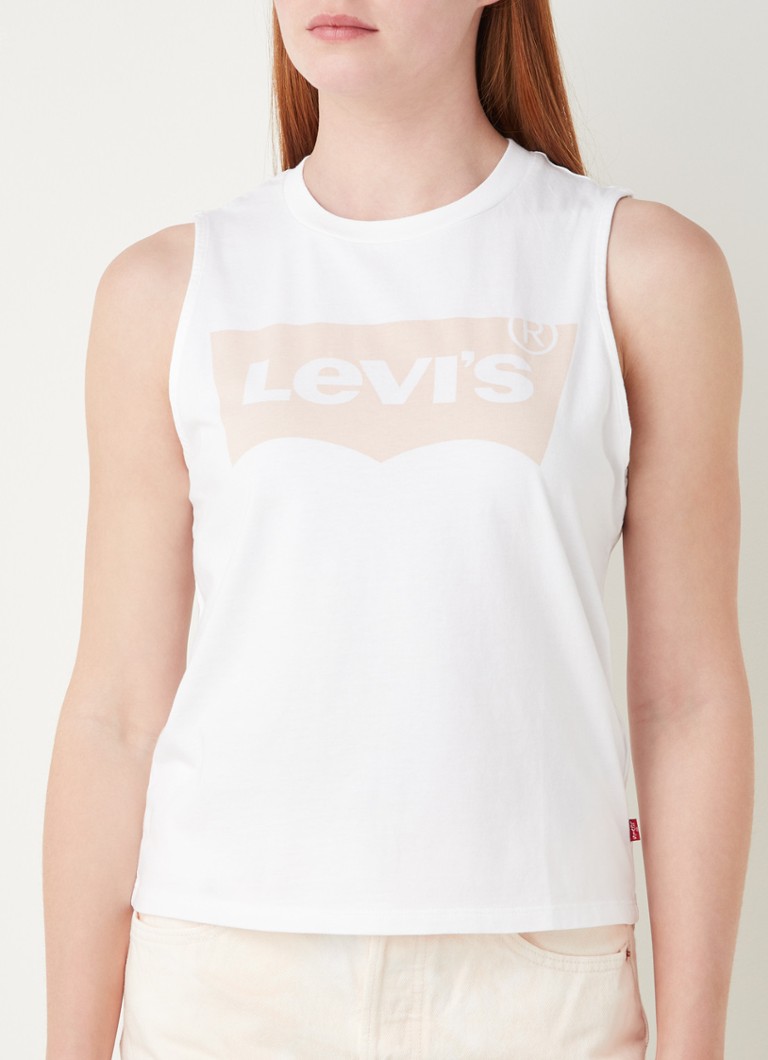 Levi's - Débardeur avec imprimé logo - Blanc