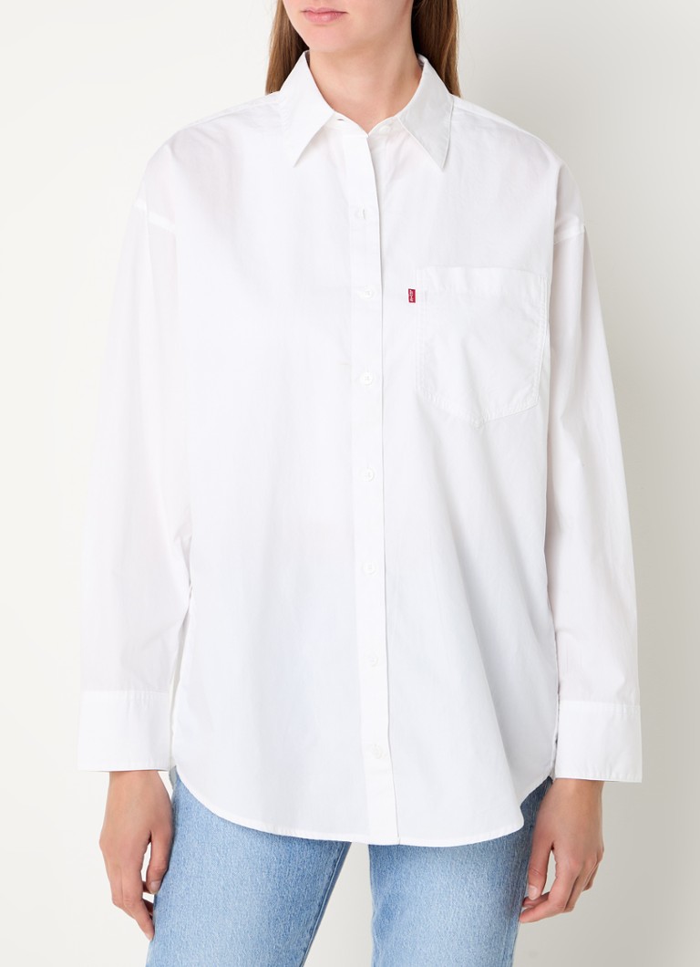 Levi's - Lola blouse met borstzak - Wit