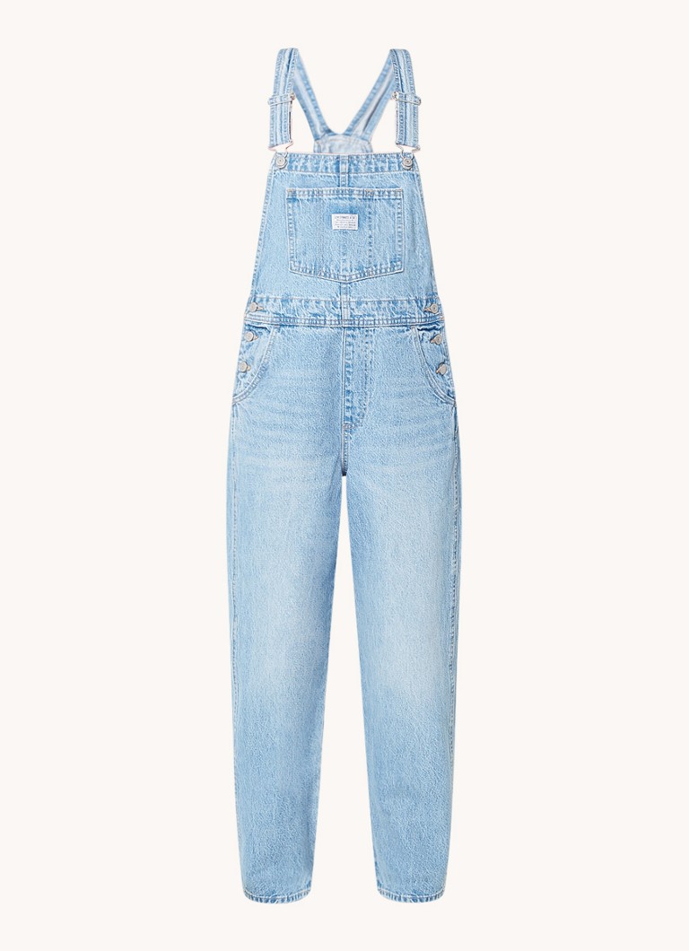 Dames Tuinbroek Lange Retro Jeans Broek Jeans Tuinbroek, Loose Fit