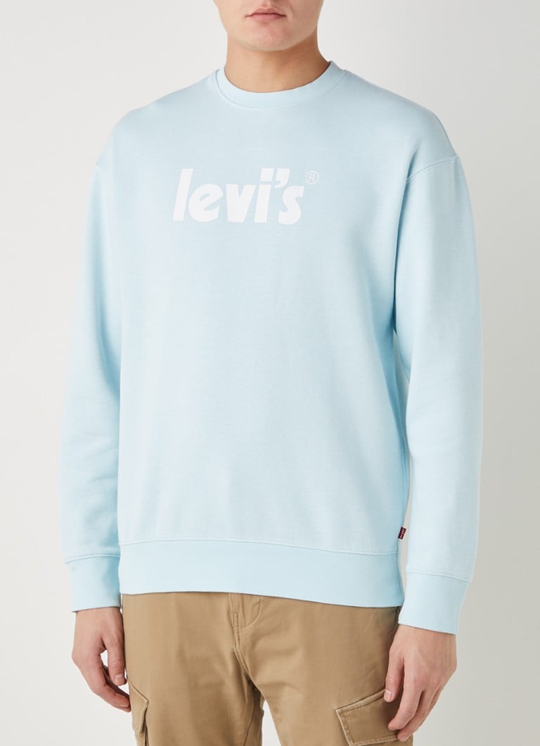 ader Avonturier raket Levi's Sweater met logoprint • Lichtblauw • deBijenkorf.be