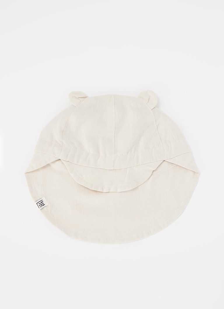 Liewood - Gorm bucket hoed in linnenblend - Gebroken wit