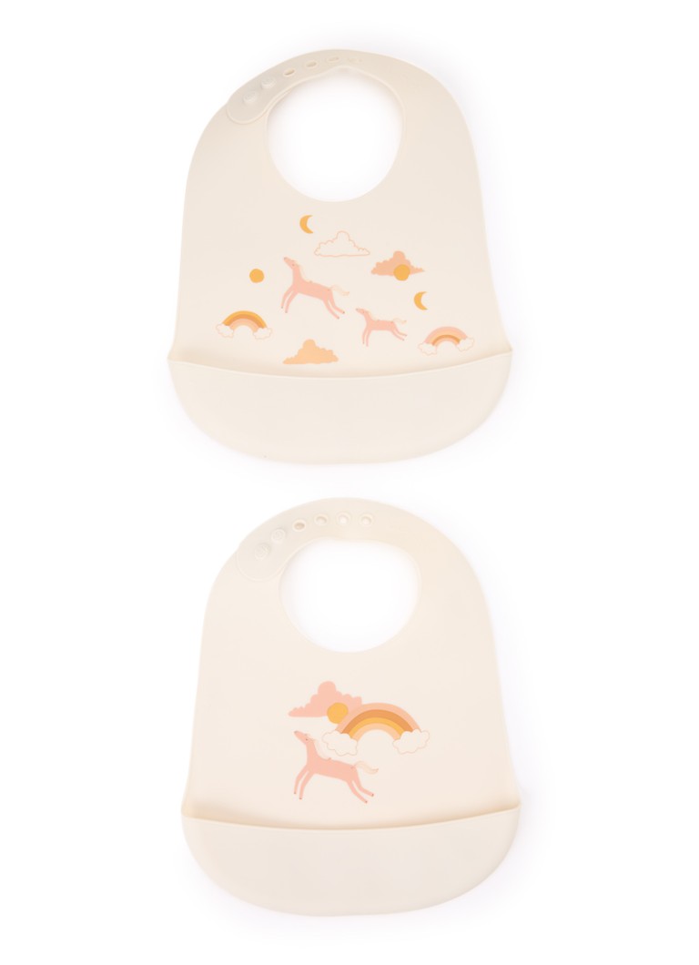 Liewood - Tilda slab met print set van 2 - Lichtroze