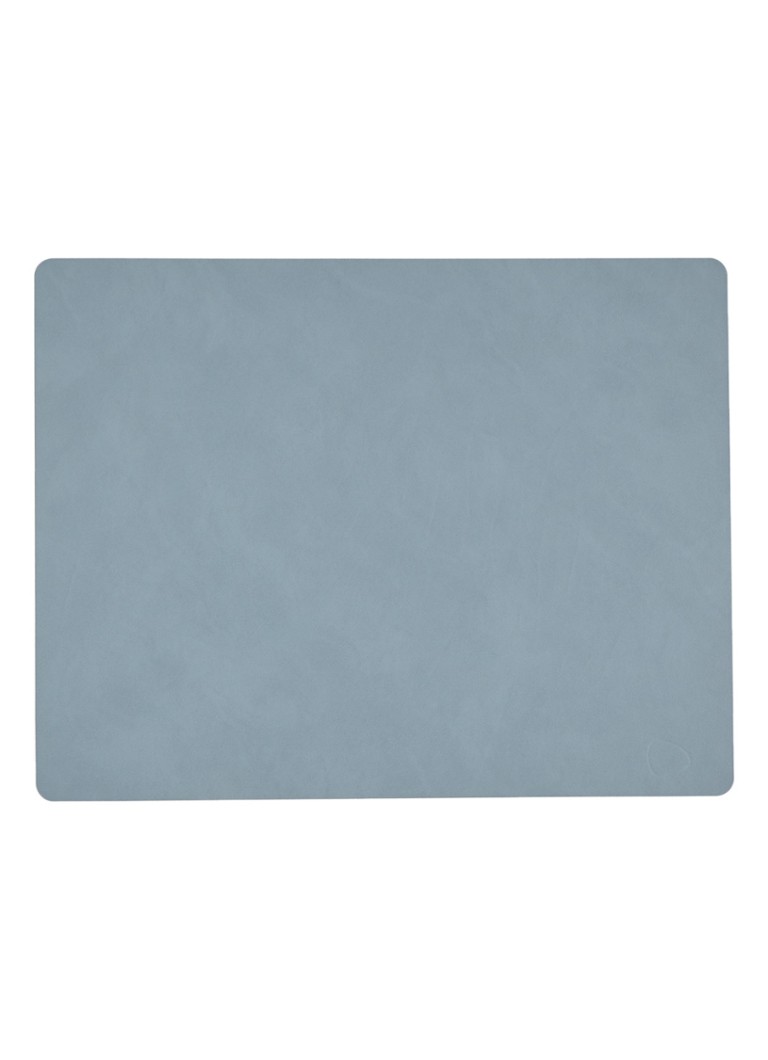 LIND DNA - Set de table Table Mat en cuir 35 x 45 cm - Bleu gris