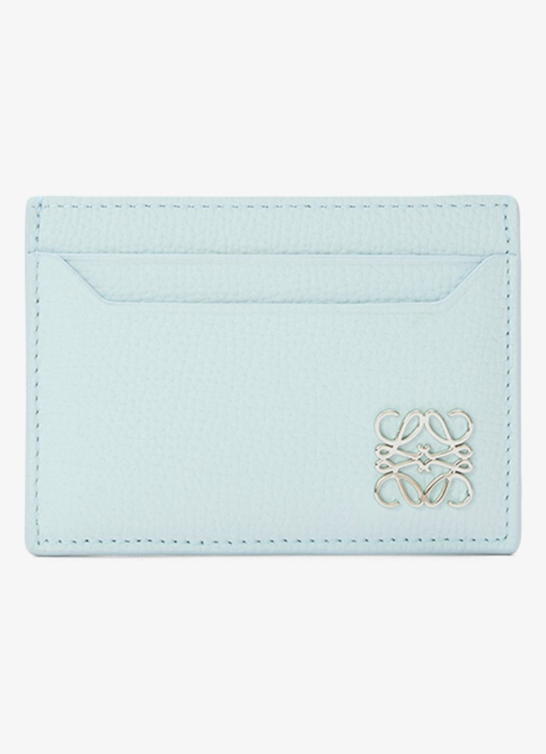 LOEWE - Anagram pasjeshouder van kalfsleer - Lichtblauw