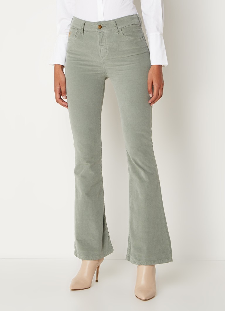 lak broek high waist