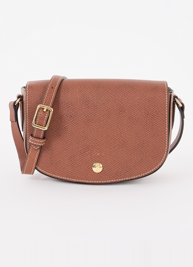 Longchamp - Épure crossbody tas S van leer - Roodbruin