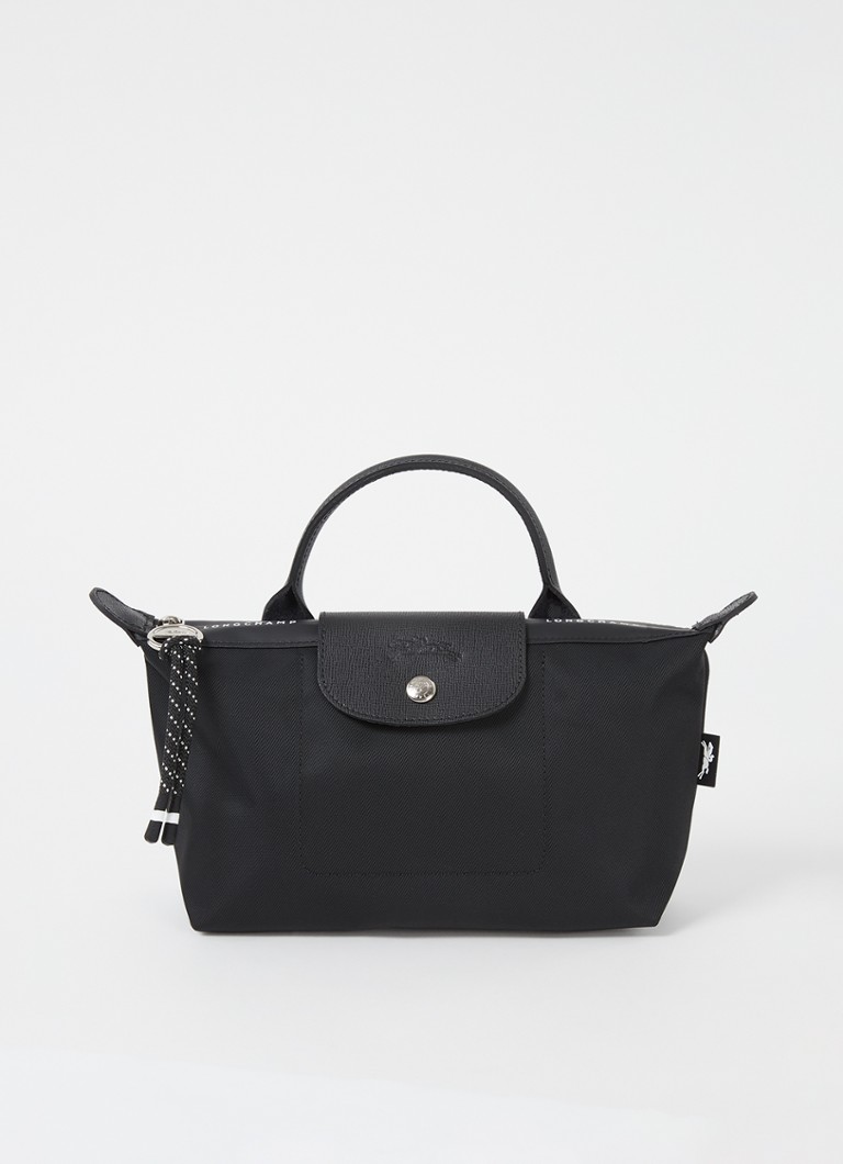 Longchamp - Le Pliage Energy handtas met leren details - Zwart